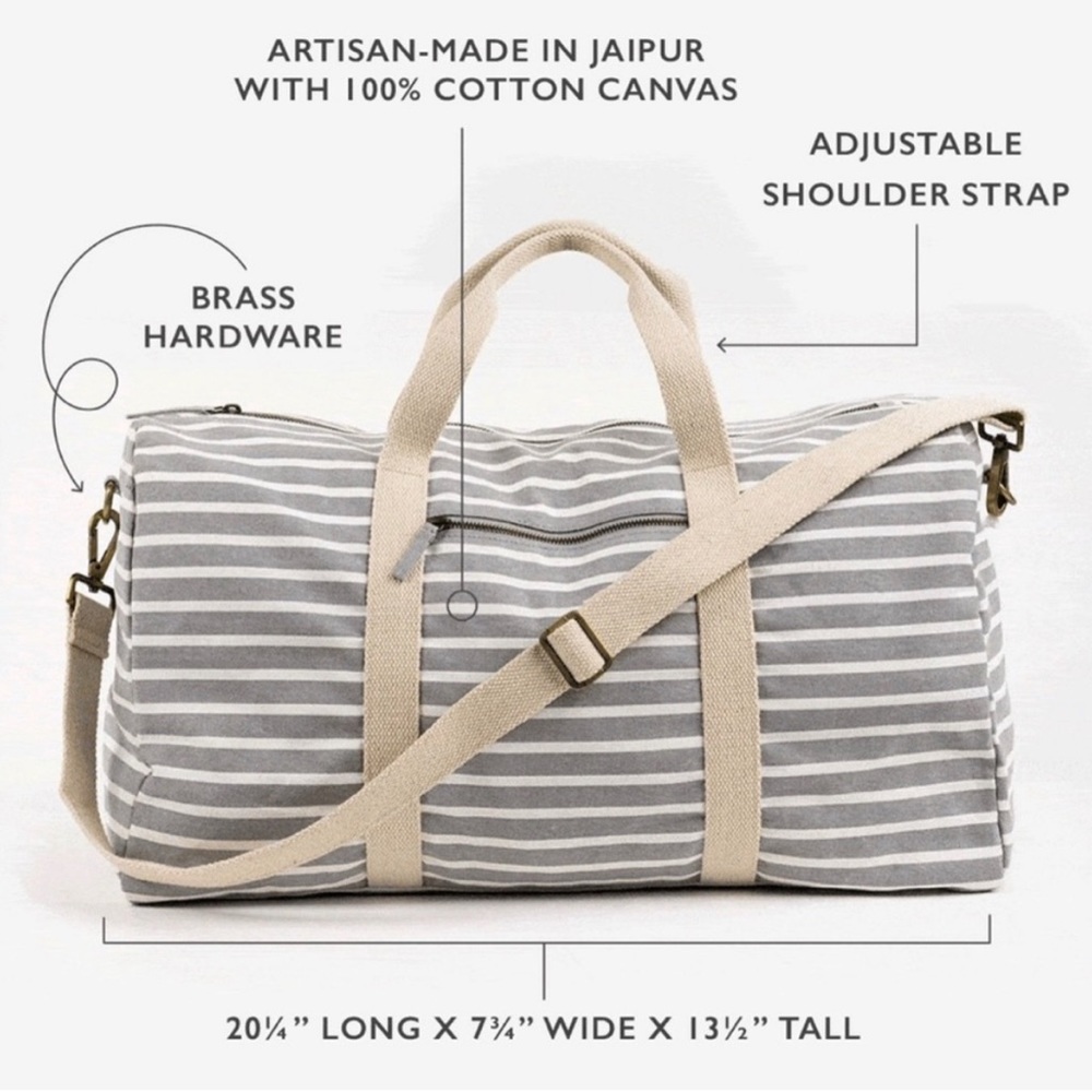Known Supply Large Weekend Duffle (ethically made)